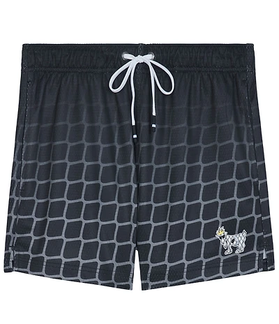 GOAT USA 8#double; Inseam Hockey Net Ombre Mesh Shorts