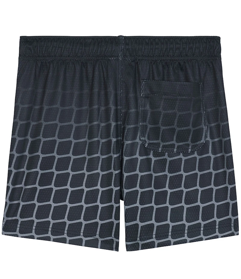 GOAT USA 8#double; Inseam Hockey Net Ombre Mesh Shorts