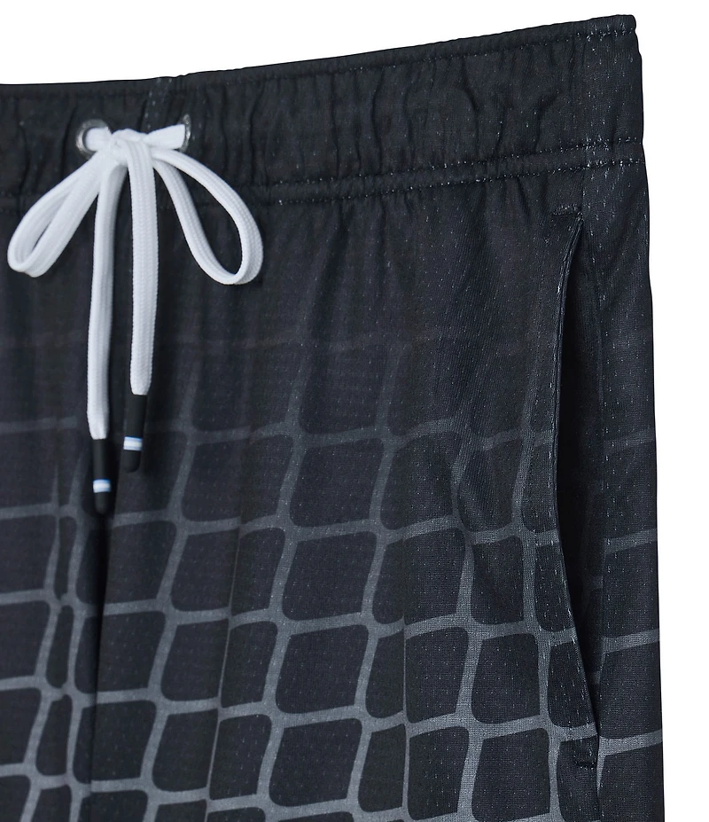 GOAT USA 8#double; Inseam Hockey Net Ombre Mesh Shorts
