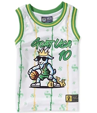 GOAT USA Big Boys Cash Money Sleeveless Basketball Jersey