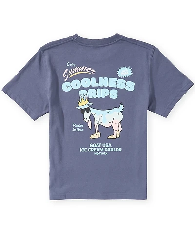 GOAT USA Big Boys Coolness Drip Graphic Short-Sleeve T-Shirt