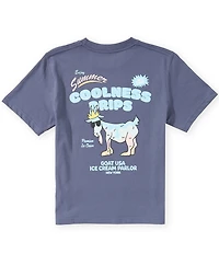 GOAT USA Big Boys Coolness Drip Graphic Short-Sleeve T-Shirt