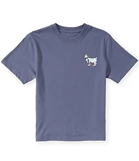 GOAT USA Big Boys Coolness Drip Graphic Short-Sleeve T-Shirt