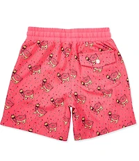 GOAT USA Big Boys Donut Print Swim Trunks