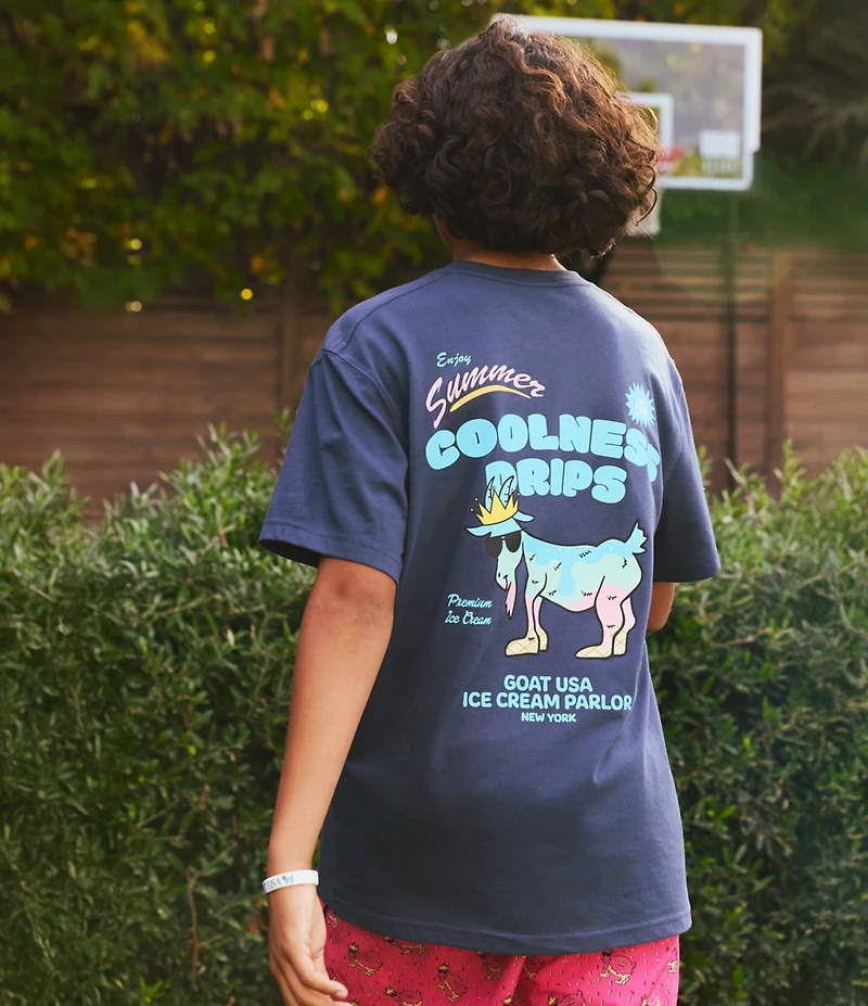 GOAT USA Big Boys Donut Print Swim Trunks