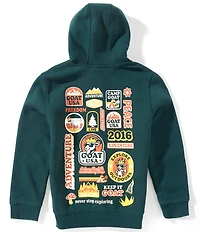 GOAT USA Big Boys Explore Outdoors Patchwork Graphic Hoodie