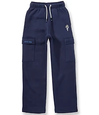GOAT USA Big Boys Fleece Cargo Pull-On Sweatpants