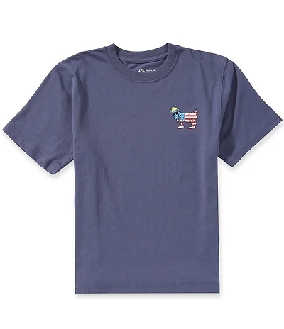 GOAT USA Big Boys Freedom Short Sleeve T-Shirt