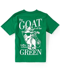 GOAT USA Big Boys Goat of the Green Graphic Short-Sleeve T-Shirt