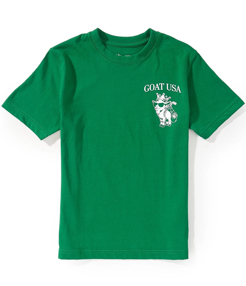 GOAT USA Big Boys Goat of the Green Graphic Short-Sleeve T-Shirt