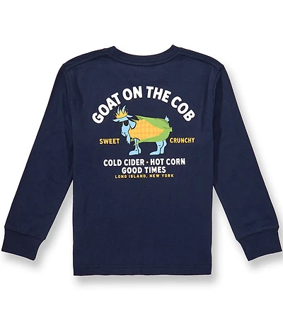 GOAT USA Big Boys Goat on the Cob Long Sleeve T-Shirt