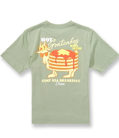 GOAT USA Big Boys Goatcakes Graphic Short Sleeve T-Shirt