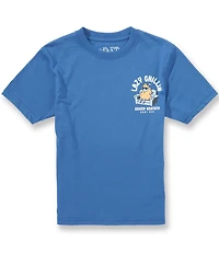 GOAT USA Big Boys Lazy Couch Potato Graphic Short Sleeve T-Shirt