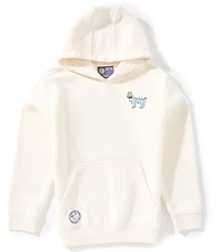 GOAT USA Big Boys Logo Drip Long Sleeve Hoodie