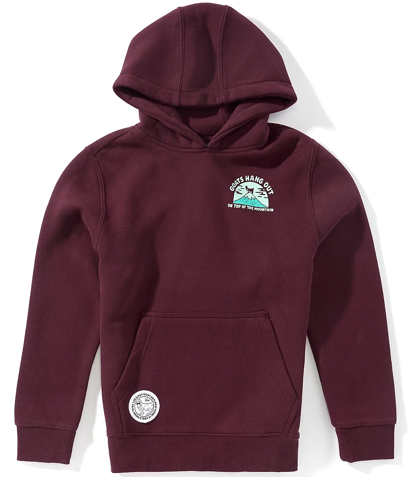 GOAT USA Big Boys Mountain Goat Graphic Fleece Hoodie