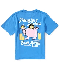 Goat USA Big Boys Pennies To Riches Graphic Short-Sleeve T-Shirt