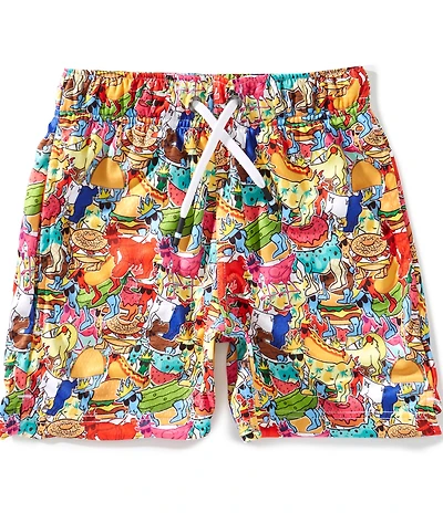 GOAT USA Big Boys Sticker Mesh Athletic Shorts