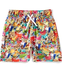 GOAT USA Big Boys Sticker Mesh Athletic Shorts