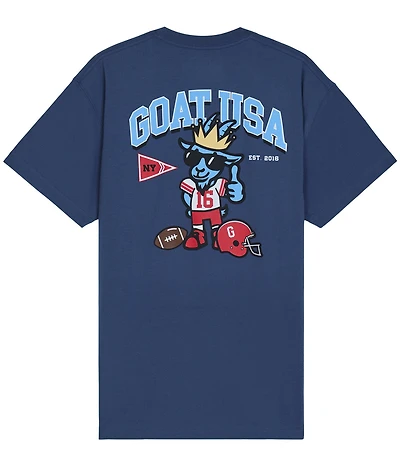 GOAT USA Football League Short Sleeve Graphic T-Shirt