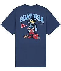 GOAT USA Football League Short Sleeve Graphic T-Shirt