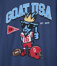 GOAT USA Football League Short Sleeve Graphic T-Shirt