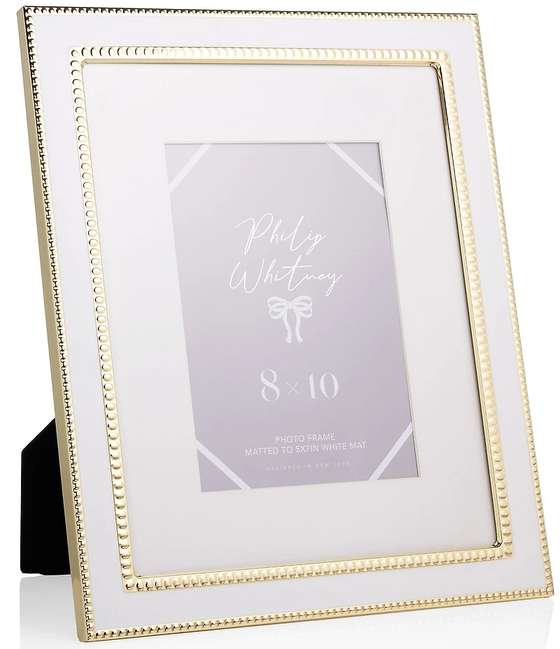 Godinger Adore White Photo Frames, Set of 2