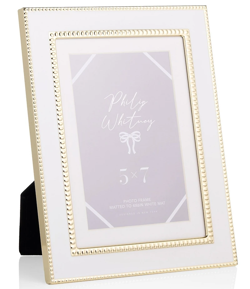 Godinger Adore White Photo Frames, Set of 2