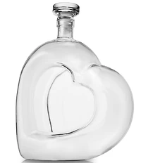 Godinger Amore Crystal Heart Decanter, 9.4#double;