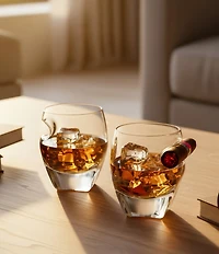 Godinger Arturo Cigar Whiskey Tumblers, Set of 2