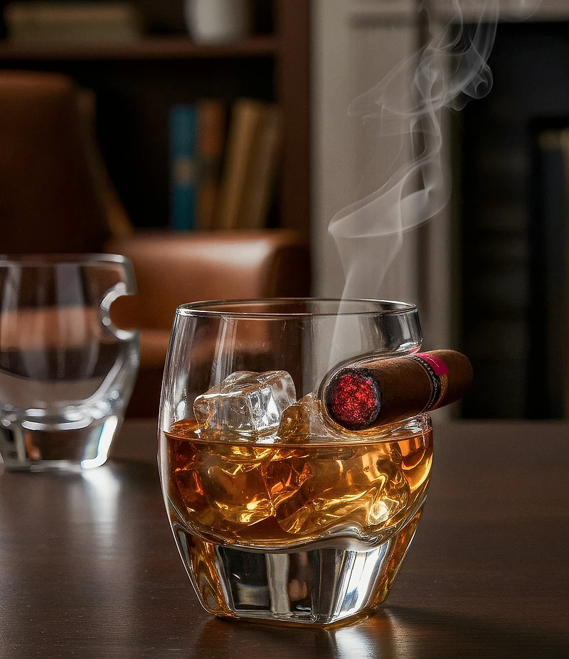 Godinger Arturo Cigar Whiskey Tumblers, Set of 2