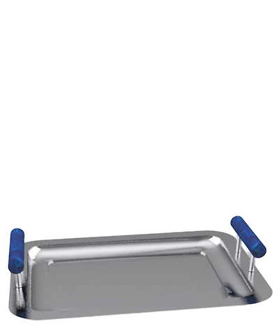 Godinger Azure Collection Rectangular Bar Tray, 18#double;