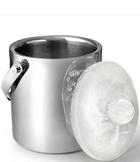 Godinger Azure Collection Stainless Ice Bucket, 8.75#double;