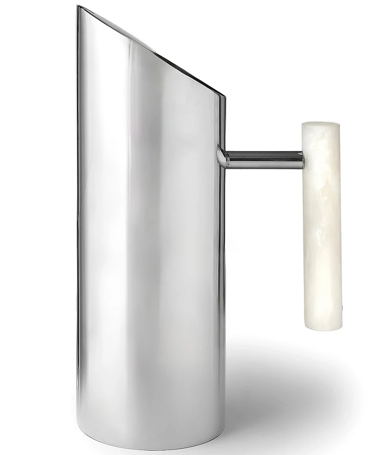 Godinger Azure Collection White Stainless Pitcher, 58.5 oz