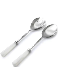 Godinger Azure White Salad Server Set of 2