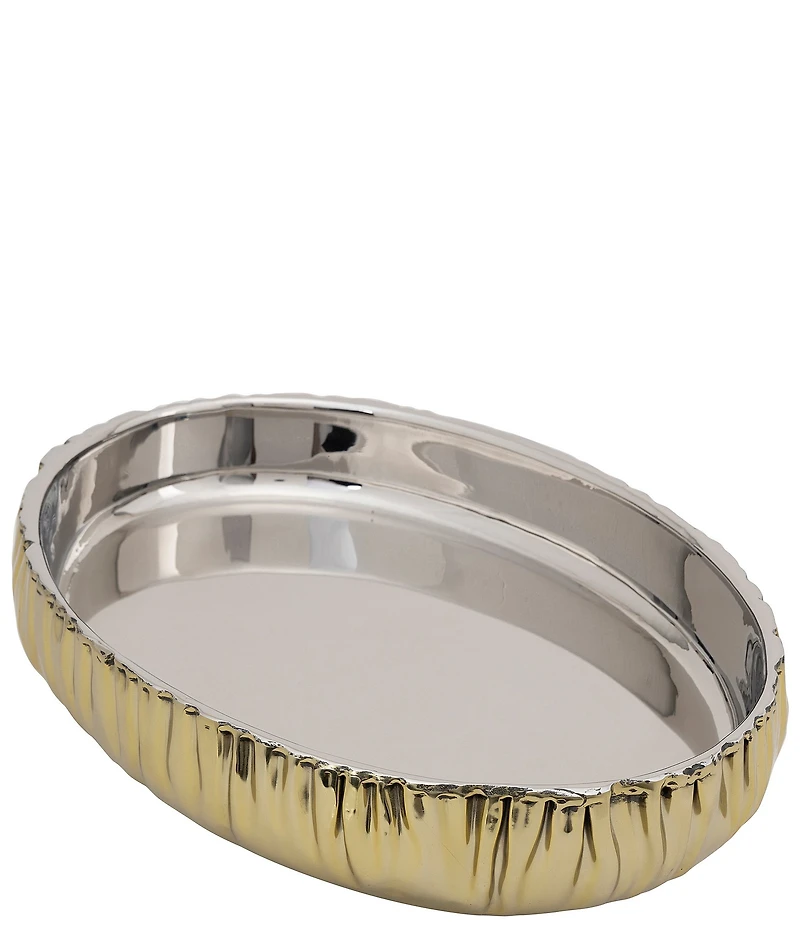 Godinger Cerro Double Wall Oval Serving Bowl, 16.5#double;