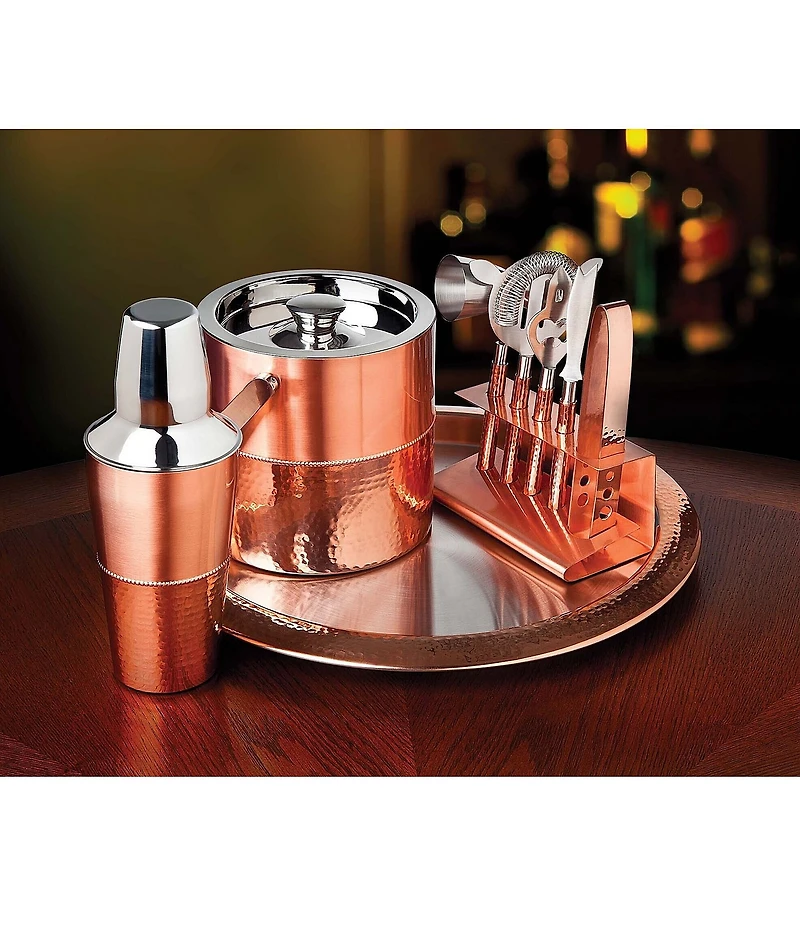 Godinger Copper 9-Piece Bar Set