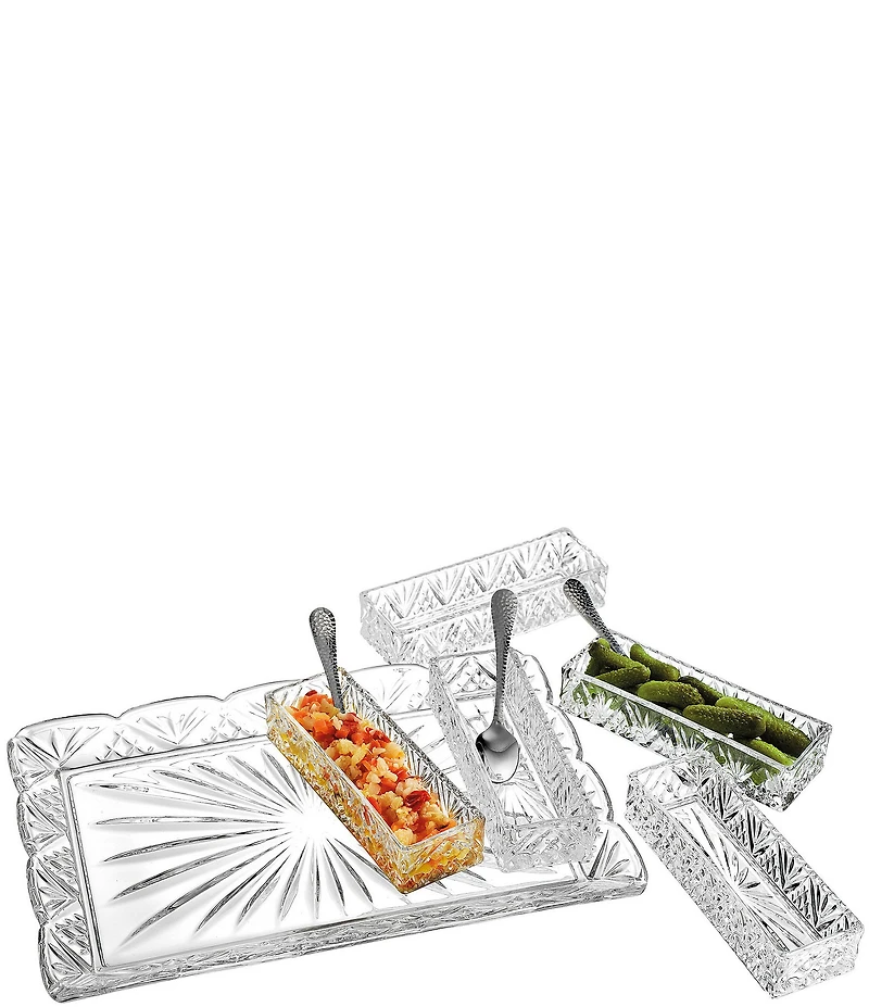 Godinger Dublin 11-Piece Condiment Server