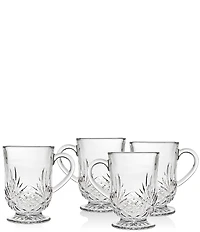 Godinger Dublin Footed Coffee Mugs, 10-oz., Set of 4