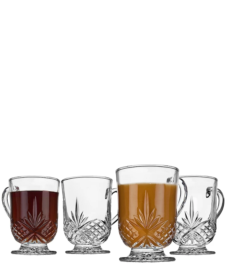 Godinger Dublin Footed Coffee Mugs, 10-oz., Set of 4