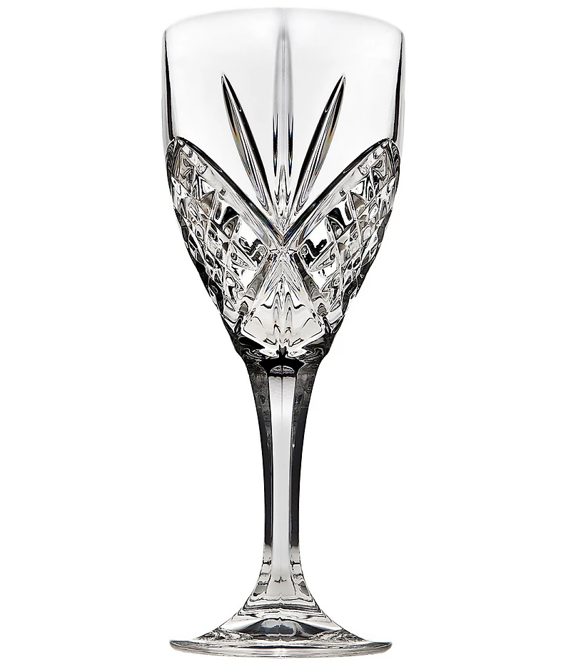 Godinger Dublin Crystal Goblet Glasses, Set of 4