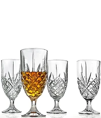 Godinger Dublin Crystal Ice Tea Glasses, Set of 4