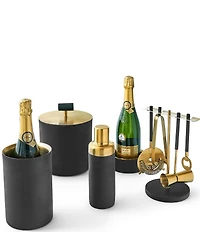 Godinger Encalmo Black & Gold Ice Bucket