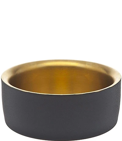 Godinger Encalmo Black and Gold Wine Coaster