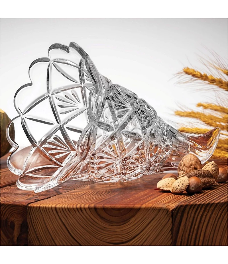 Godinger Harvest Crystal Cornucopia