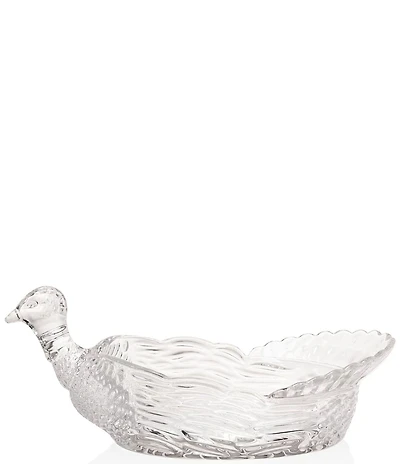 Godinger Harvest Crystal Turkey Server