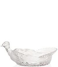 Godinger Harvest Crystal Turkey Server
