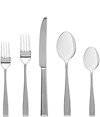 Godinger Ingot Silver 20-Piece Stainless Steel Flatware Set, Service for 4