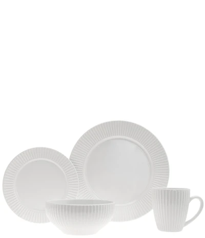 Godinger Inventure Porcelain 16-Piece Dinnerware Set, Service for 4
