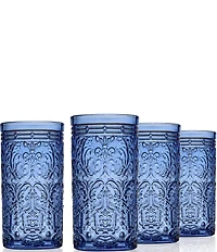 Godinger Jax Highball Glasses, Set of 4, 14 oz.