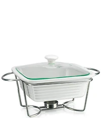Godinger Kitchen Chemistry 1.2 Quart Baker with Stand and Warming Tea Light Holder